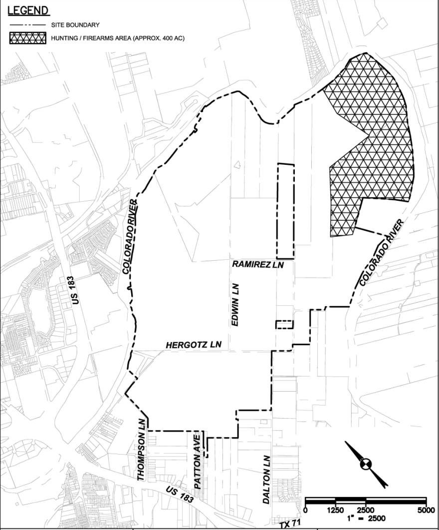 A layout of the land known as "Dog's Head." The city hopes to reclaim the site and develop it alongside the real estate firm Endeavor.