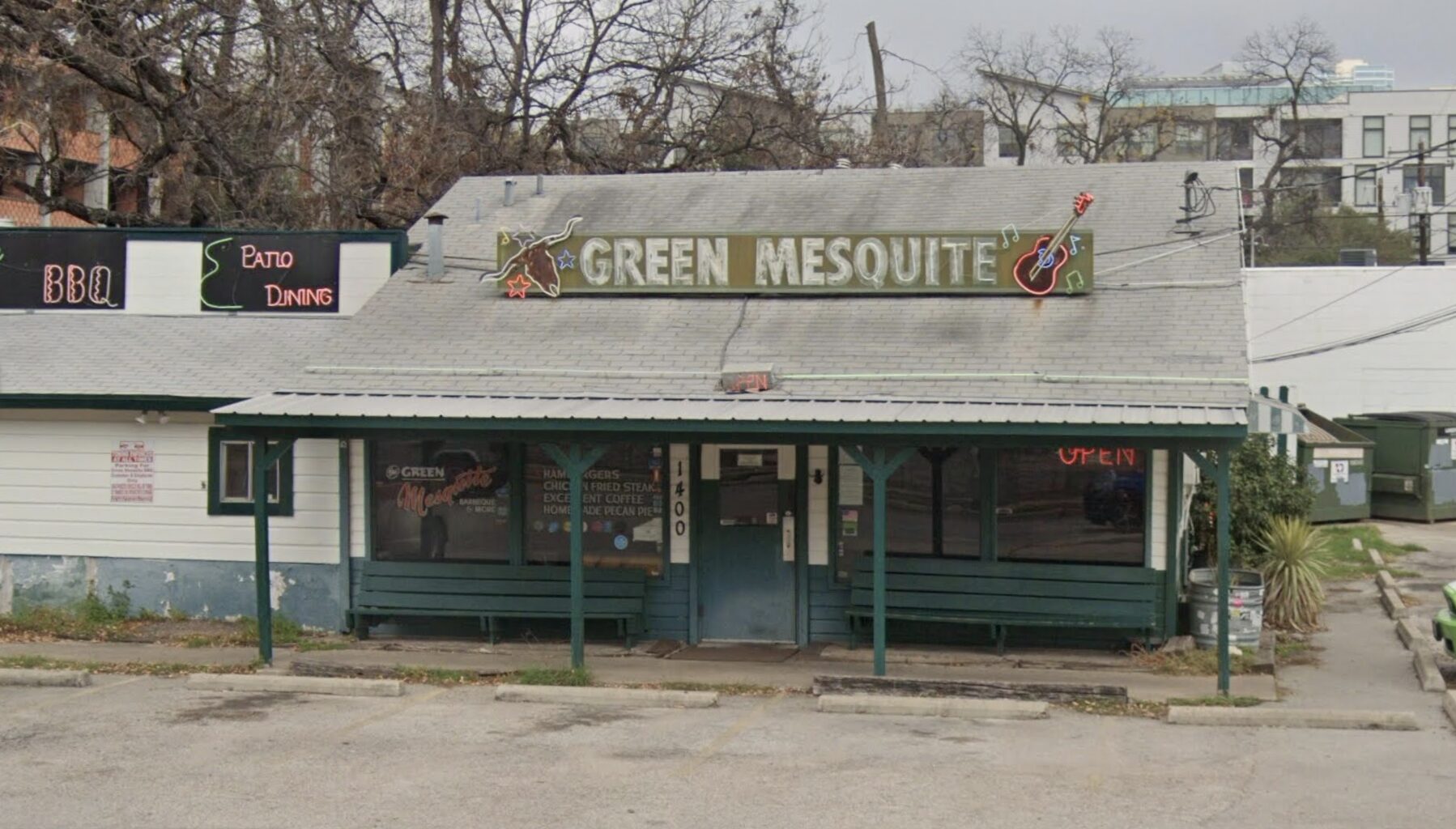 Green Mesquite BBQ off Barton Springs Road in South Austin.