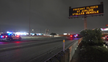Pedestrian hit, killed by tractor-trailer on North Freeway