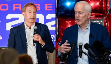 Attorney General Ken Paxton and Sen. John Cornyn face each other in Tuesday's GOP Senate runoff. 