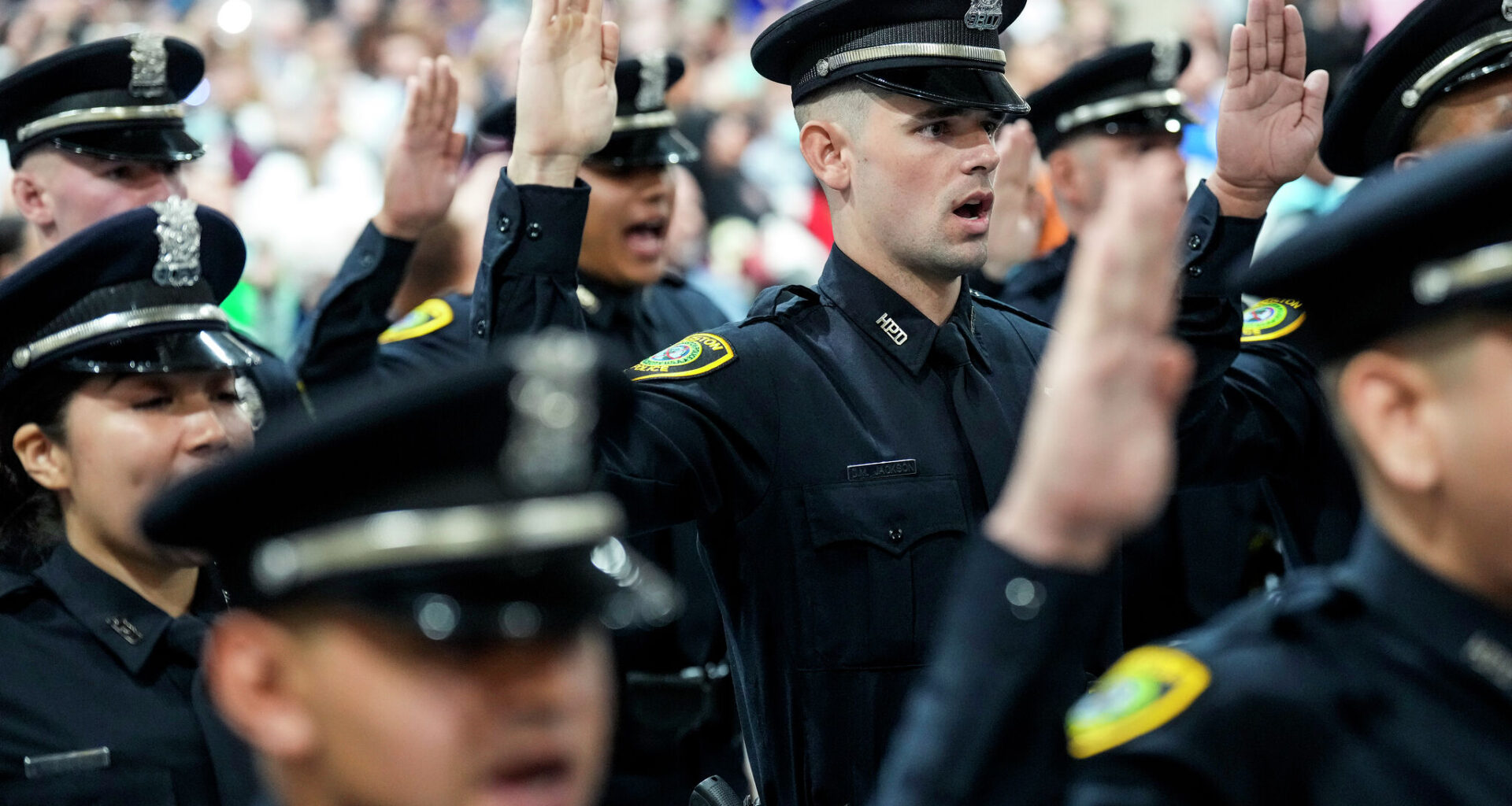 Houston mayor says city police force larger than ever