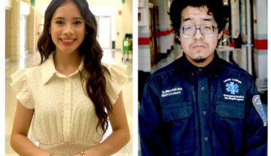 Briana Gonzalez of Nixon High School and Gabriel Benavides of Martin High School were each named a 2026 Terry Scholar, earning a full-ride scholarship to Texas State University and UTSA, respectively.