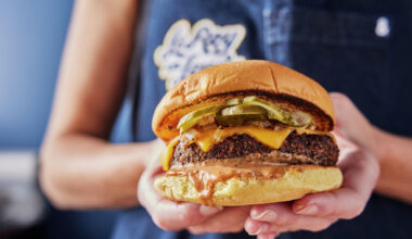 The L&amp;L Burger at LeRoy and Lewis barbecue restaurant in Austin is $10 every Monday. 