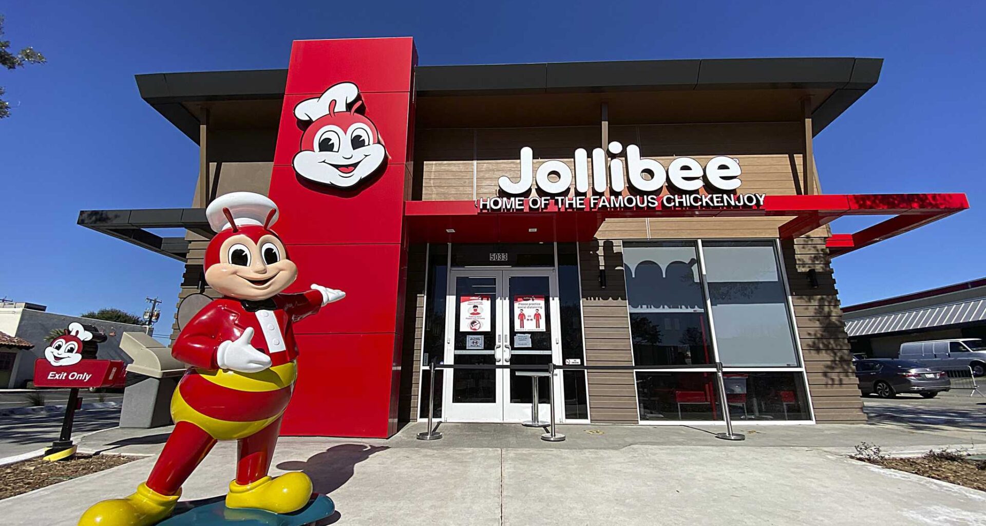 Fast-food chain Jollibee has one location in San Antonio.