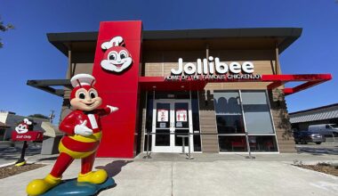 Fast-food chain Jollibee has one location in San Antonio.