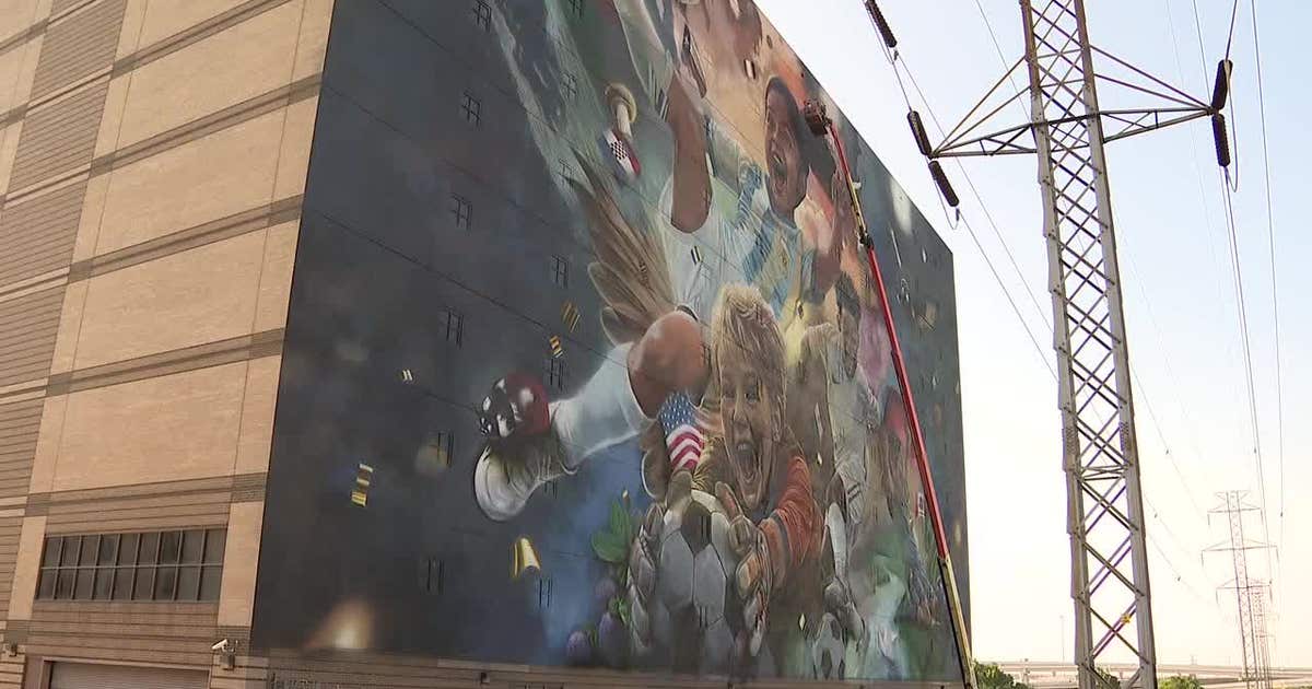 FIFA World Cup: 150-foot tall soccer mural completed in Dallas