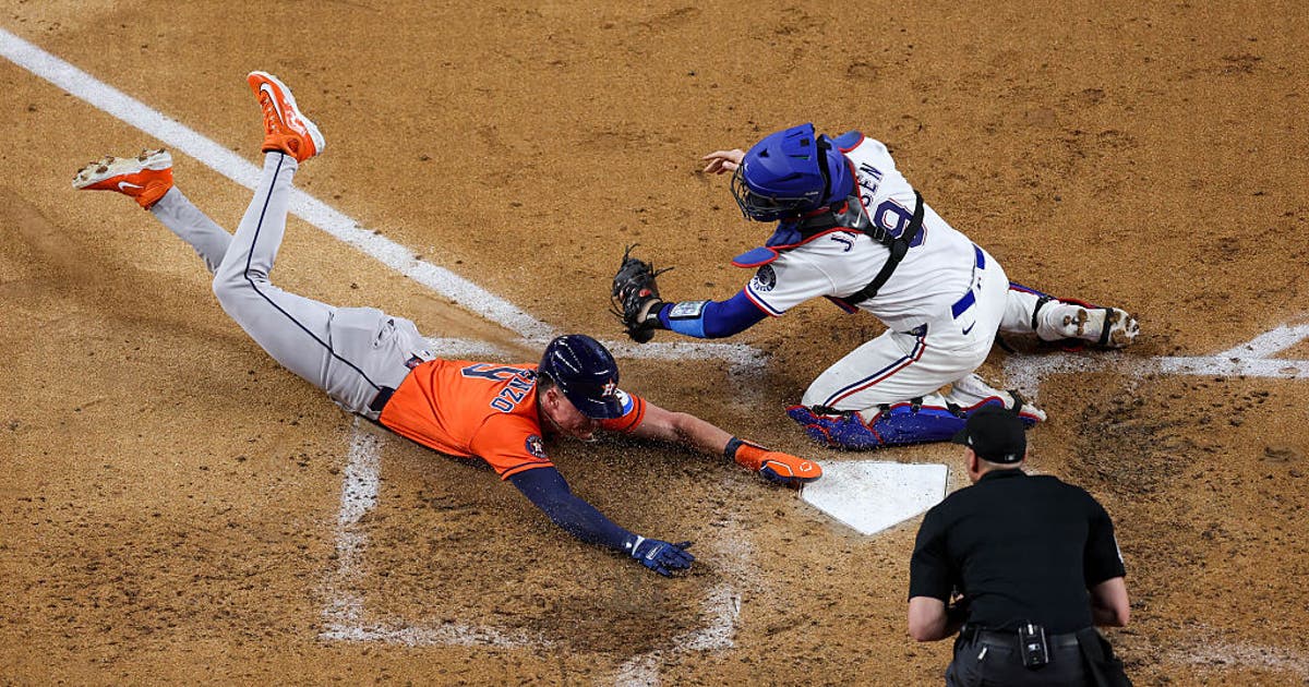 Rangers held hitless by Astros in combined no-hitter