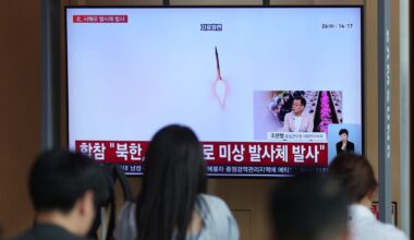 North Korea launches ballistic missile and other weapons over the sea in latest show of force