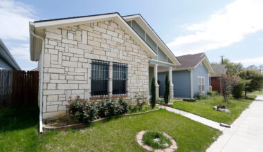 Houses on the 4700 block of Spring Avenue were built by a Community Housing Development Organization in Dallas.