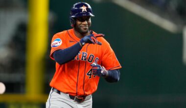 Yordan Alvarez is on a heater with consecutive 2-homer nights to put the Houston slugger at 20