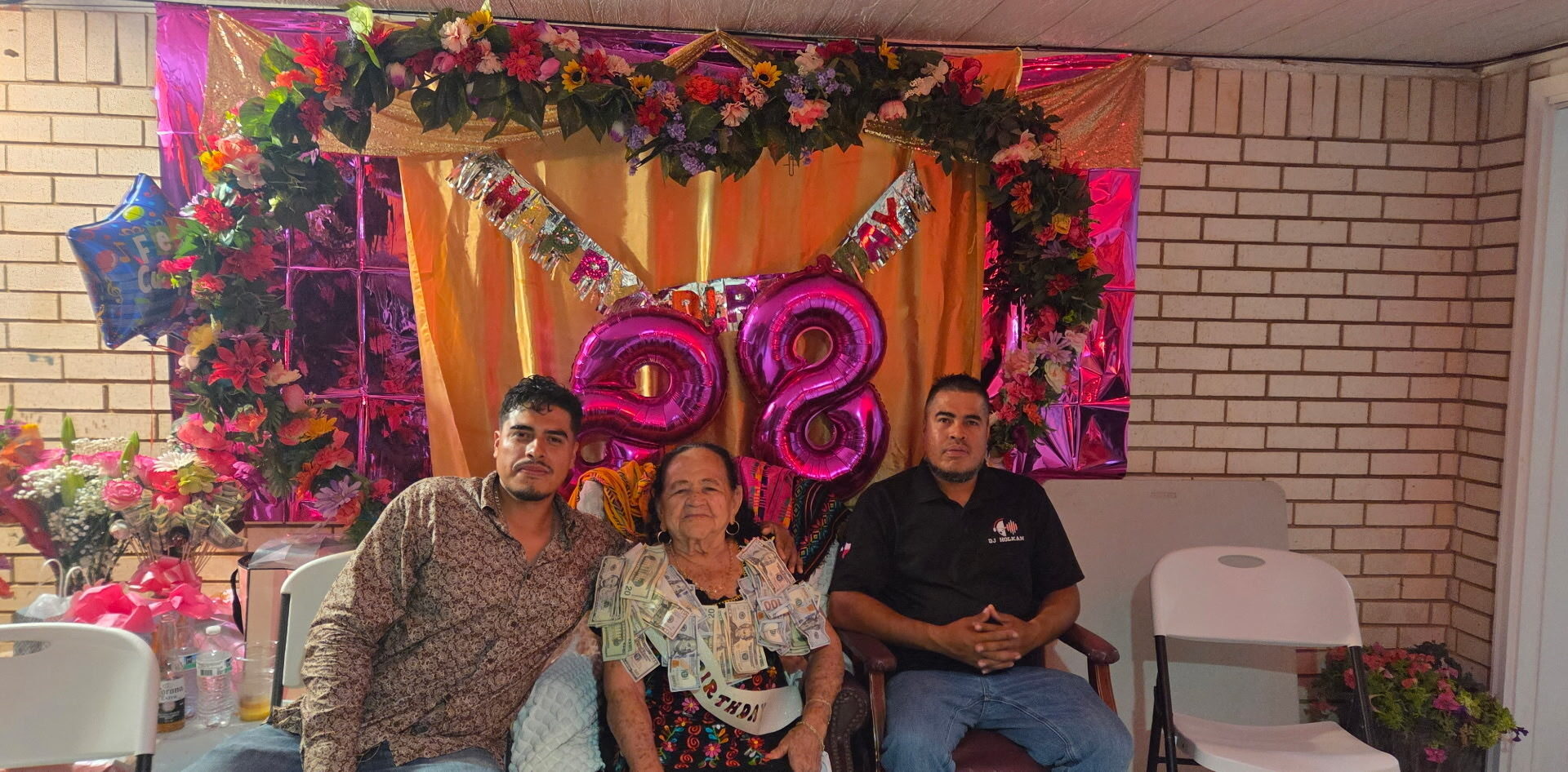 David Salomón González Sánchez(left) and Abel Humberto González Sánchez (right) attend a birthday party for the grandmother of their sister-in-law before being killed in an early morning shooting on Sunday, May 17, 2026.