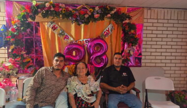 David Salomón González Sánchez(left) and Abel Humberto González Sánchez (right) attend a birthday party for the grandmother of their sister-in-law before being killed in an early morning shooting on Sunday, May 17, 2026.