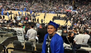 Corpus Christi graduate-to-be attends Spurs Game 6 before graduation