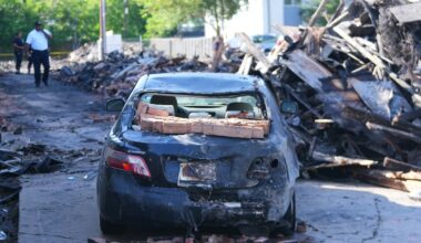 Crews scour the site of a deadly Dallas apartment blast and fire searching for more possible victims