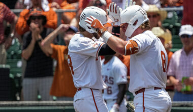 Texas baseball vs Holy Cross game score: Longhorns win 19-1 blowout