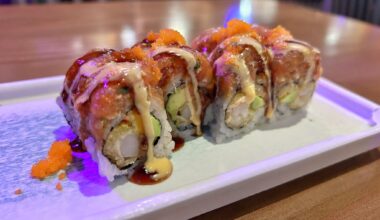 The Bamboo Roll is one of several you can order from Umiya during its all-you-can-eat lunch service. 