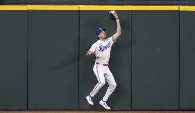Evan Carter could be latest to join list of Texas Rangers injuries
