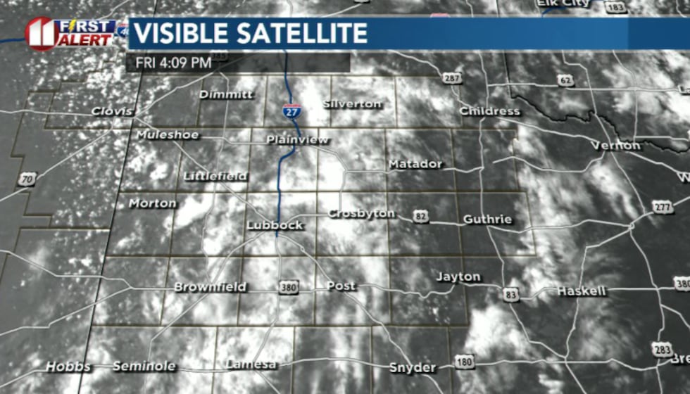 Cloud cover may limit how widespread storms become