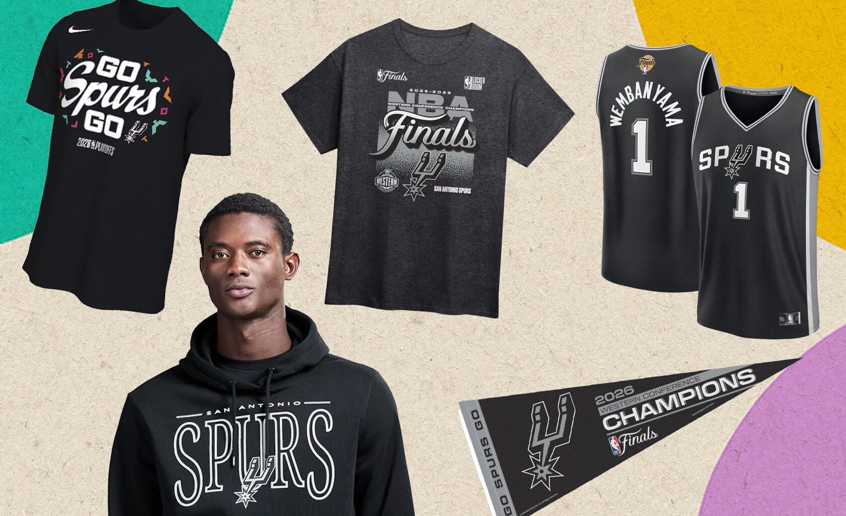 Spurs NBA Finals gear: shop Finals shirts, hats, and apparel