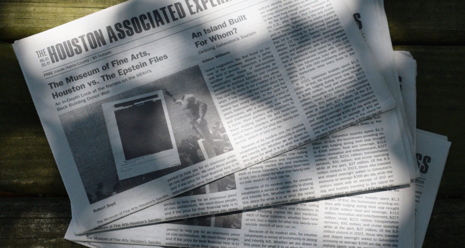 These Houston artists want you to get lost in their new newspaper