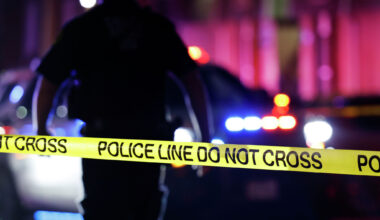 Dallas police said one person died and four others were injured after a three-vehicle crash and car fire on westbound LBJ Freeway on Saturday evening.