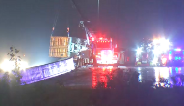 13 Alert Traffic: All lanes reopened after 18-wheeler wreck shuts down I-610 North Loop WB at McCarty, TranStar shows