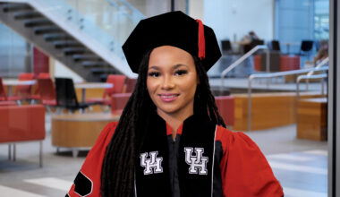 At 23, she is the youngest PhD graduate at UH