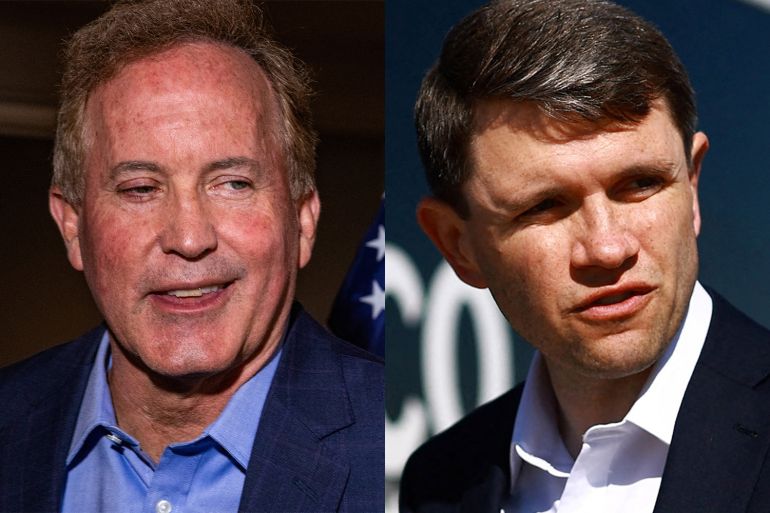 Ken Paxton and James Talarico [Reuters]
