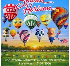 2026 H-E-B | Central Market Plano Balloon Festival Poster