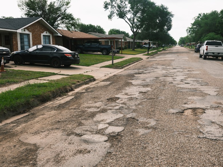 South Barbara Street is the first street on the list to be repaired in Lacy Lakeview in 2026. The city currently has a 30-mile backlog of streets that need significant work.