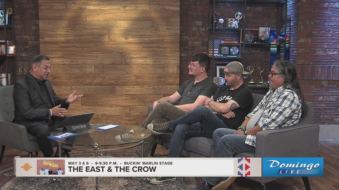 The East & the Crow talk representing local musicians at Buc Days on Domingo Live