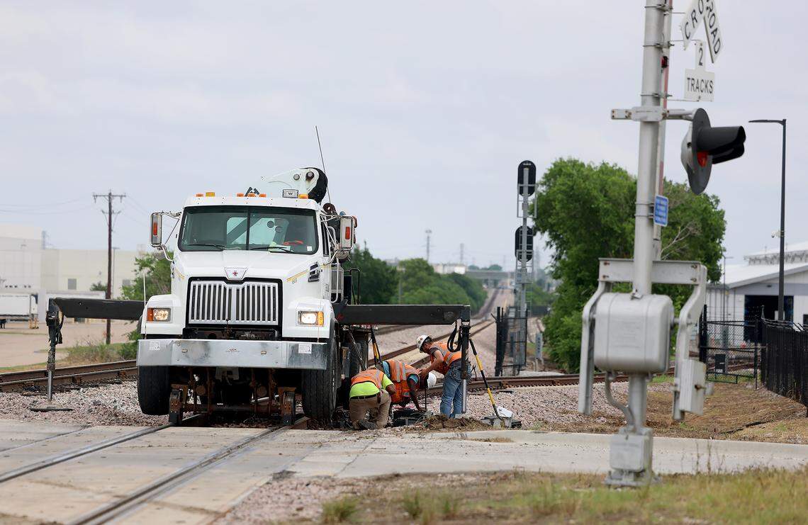 TEXRail train in crash with vehicle between Fort Worth North Side, Mercantile stations