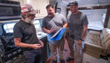 Homeless Fort Worth veteran who surrendered pet dog gifted title to RV
