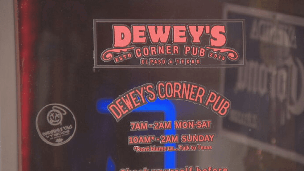 Dewey's Corner Pub is located in South Central El Paso.png