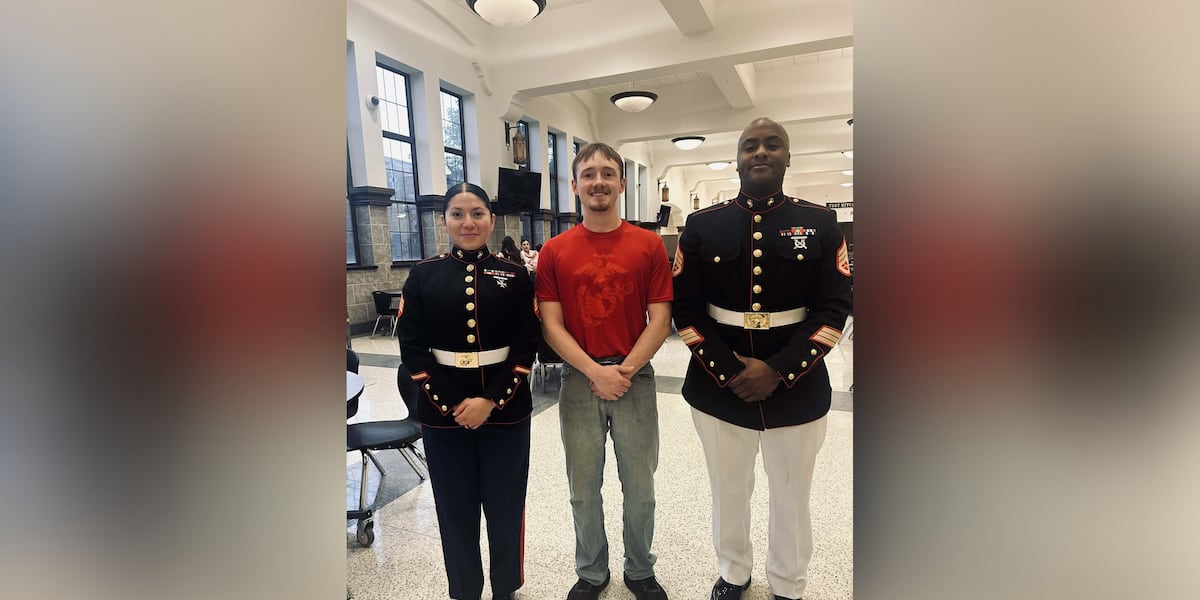 Lubbock high schooler forgoes graduation for Marine boot camp