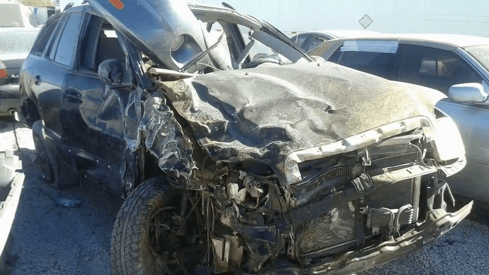 Mauricio Contreras' car after getting in a DWI wreck. (Mauricio Contreras)