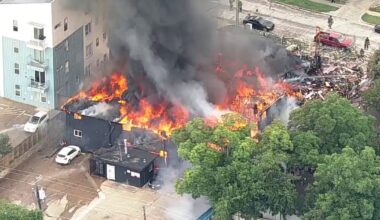 Dallas fire reportedly caused by gas explosion