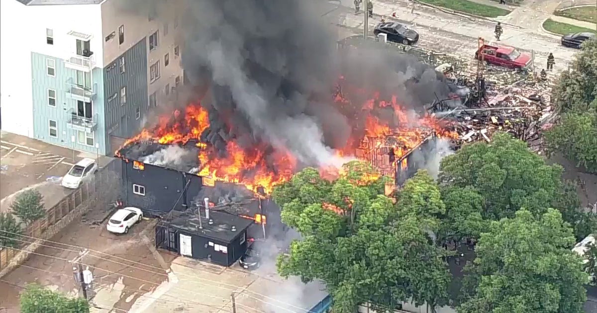 Dallas fire reportedly caused by gas explosion