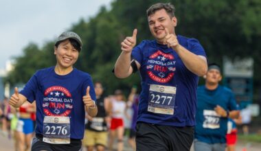 Celebrate Memorial Day with a run down Houston's Buffalo Bayou. (Courtesy Memorial Day Run)