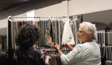 Carol Johnson (right) said she bought the business from her parents in 1989 and has been at the helm ever since. (Andrew Creelman/Community Impact)