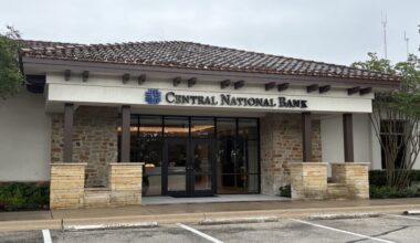 Outside of Central National Bank building