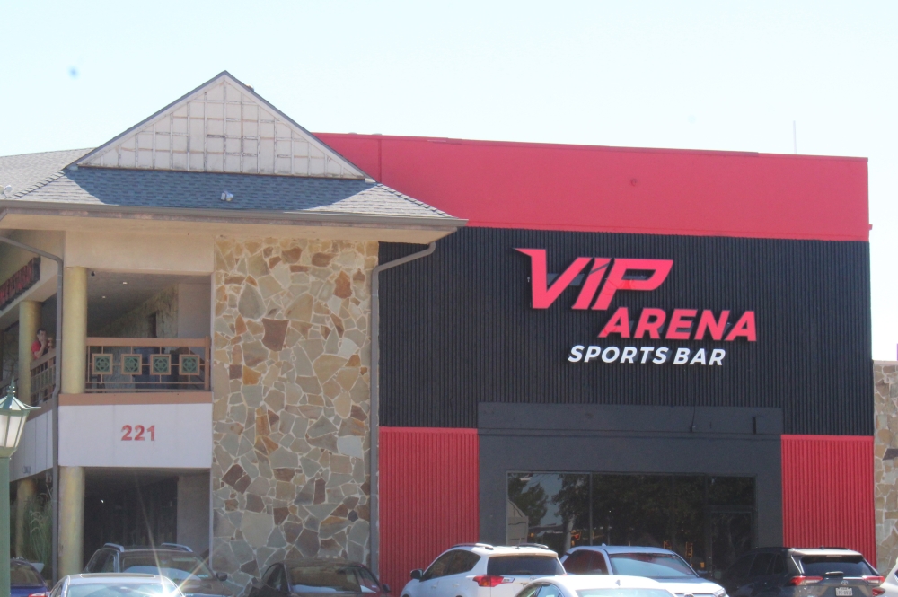 VIP Arena Sports Bar shows a wide range of sports and serves international food in Richardson. (Isabella Zeff/Community Impact)