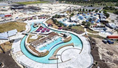 Rock'N River water park in Round Rock is nearing completion and expected to open this summer. Officials have released the 2026 schedule as part of the Old Settlers Park expansion. (Courtesy city of Round Rock)