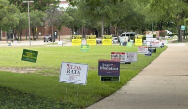 Voting signs