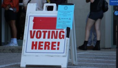 Voters were able to cast their ballot at any Hays County polling location. (Amira Van Leeuwen/Community Impact)