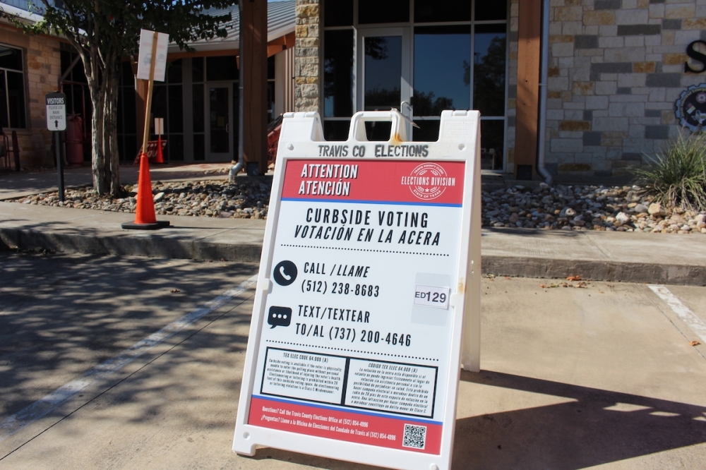 Voters in Hays, Travis and Caldwell counties cast ballots for the Hays CISD trustee At-Large election. (Sienna Wight/Community Impact)