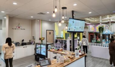 Parents can enjoy coffee or bagels while their children play at Cedar Park's newest indoor playscape, Family Barn.  (Daniel Schwalm/Community Impact)