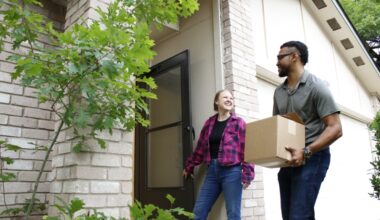 Mike Wilson and his wife, Crystal, recently purchased a home in Round Rock. (Grant Crawford/Community Impact)