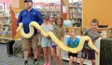 Wildlife on the Move will bring a variety of creatures to meet up close at Richardson Public Library. (Courtesy Wildlife on the Move)