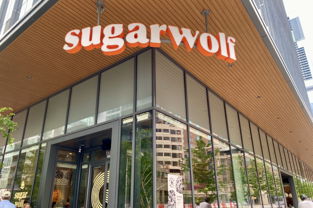 Sugarwolf Bakery opened on May 5. The new spot sells house-made croissants, baguettes, cookies and sourdough loaves daily. (Katlynn Fox/Community Impact)